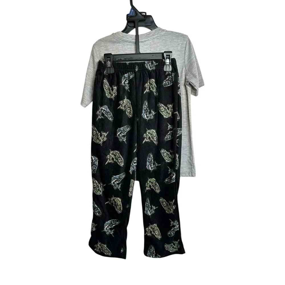wonder‎ nation boys pajamas sleepwear shirt & pants outfit set size XS 4 5